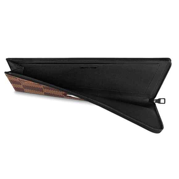 Louis Vuitton Nigo Pochette Jour GM Brown Giant Monogram Damier Ebene Clutch Bag - Picture 10 of 12